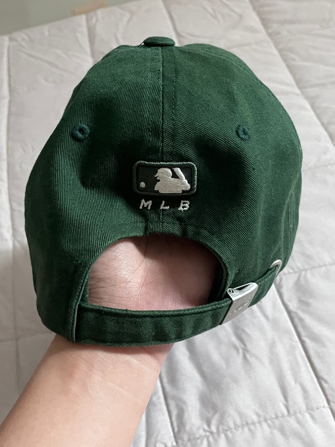 (착용10회 미만) MLB 녹색 캡모자 상품이미지3