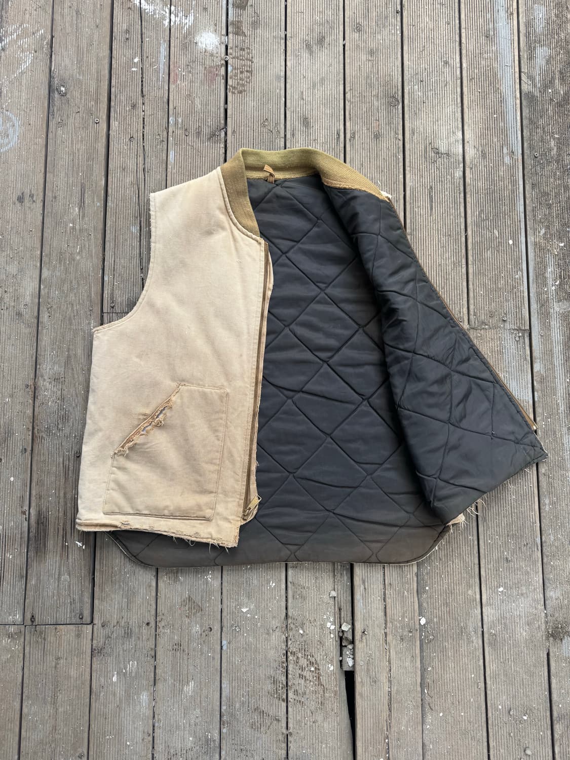 90s Thrashed 칼하트 패드 베스트 상품이미지8