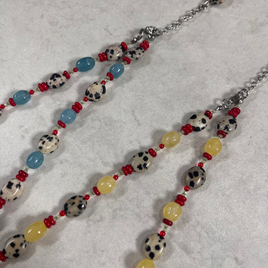 Handmade 쿠앤크원석 목걸이(써지컬) 상품이미지5