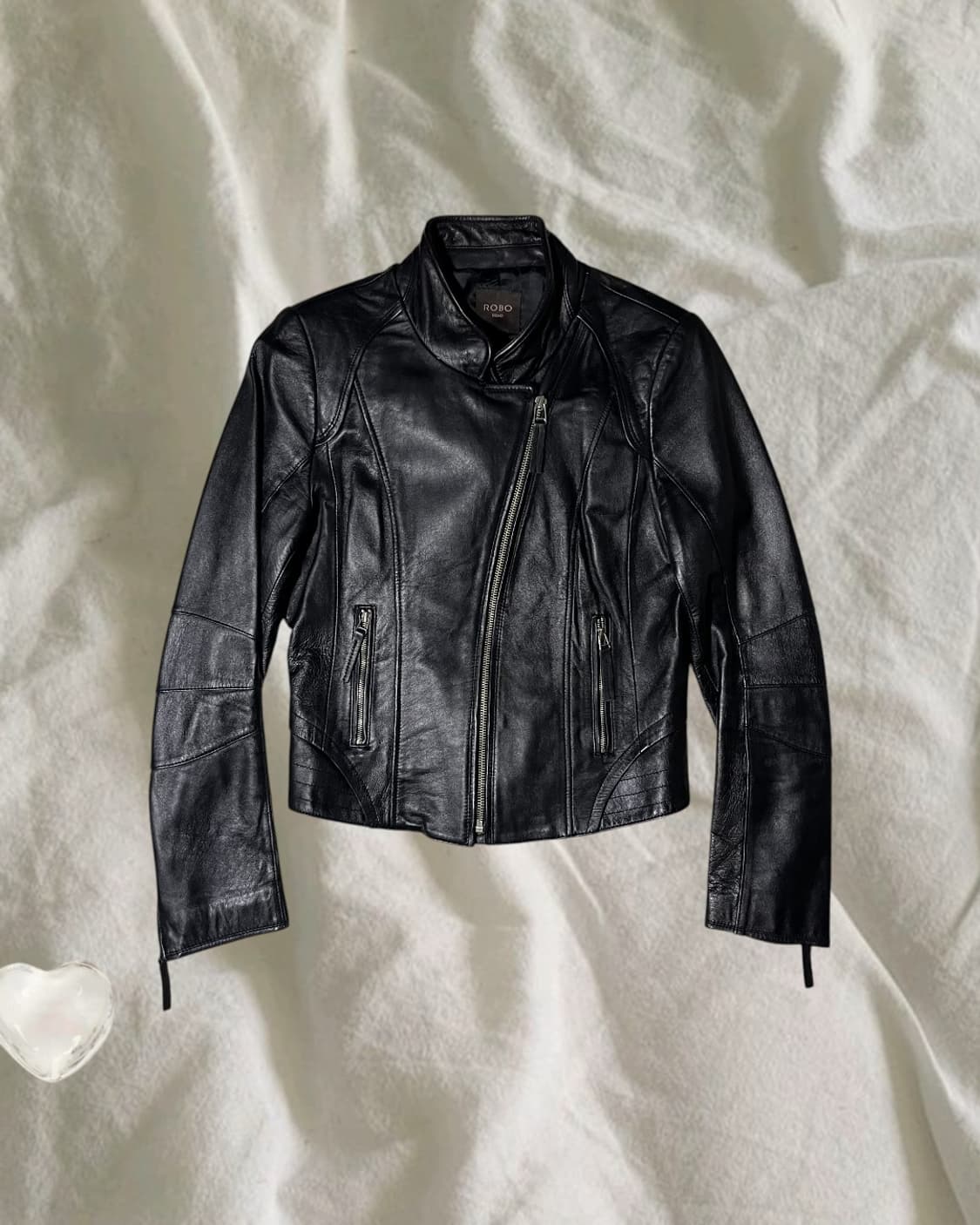 ROBO . 하이넥 램스킨 자켓 상품이미지1