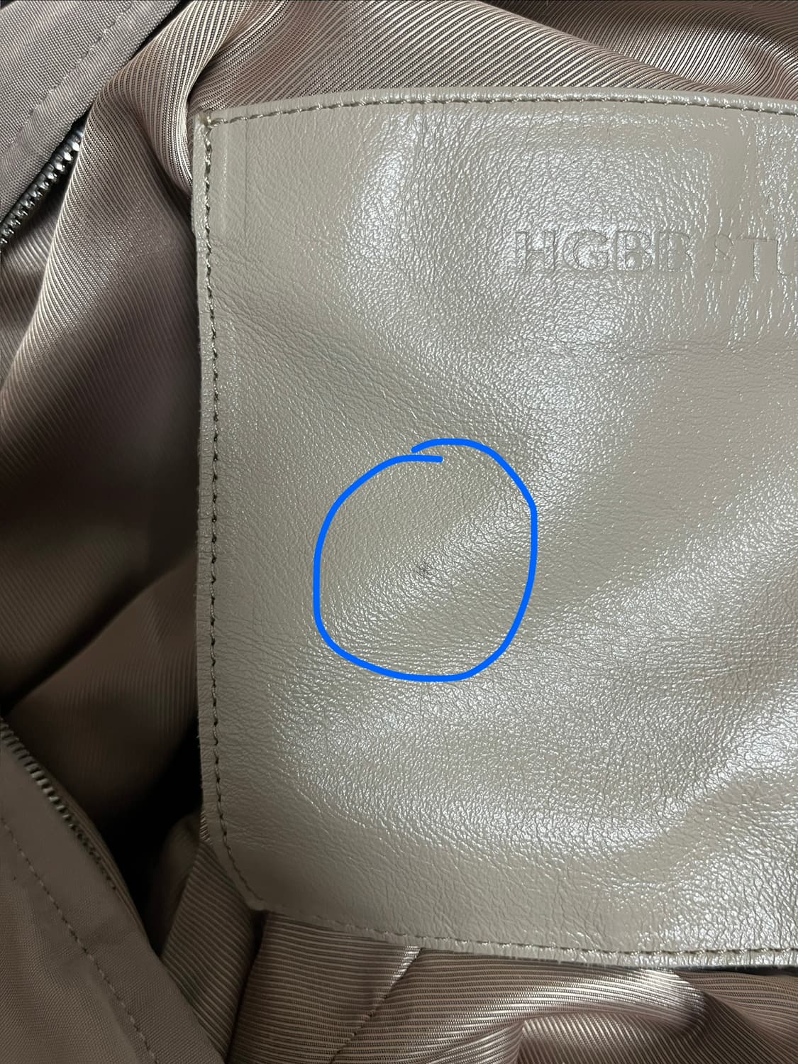 Hgbb studio leaf bag sand shell 리프백 샌드쉘 상품이미지4