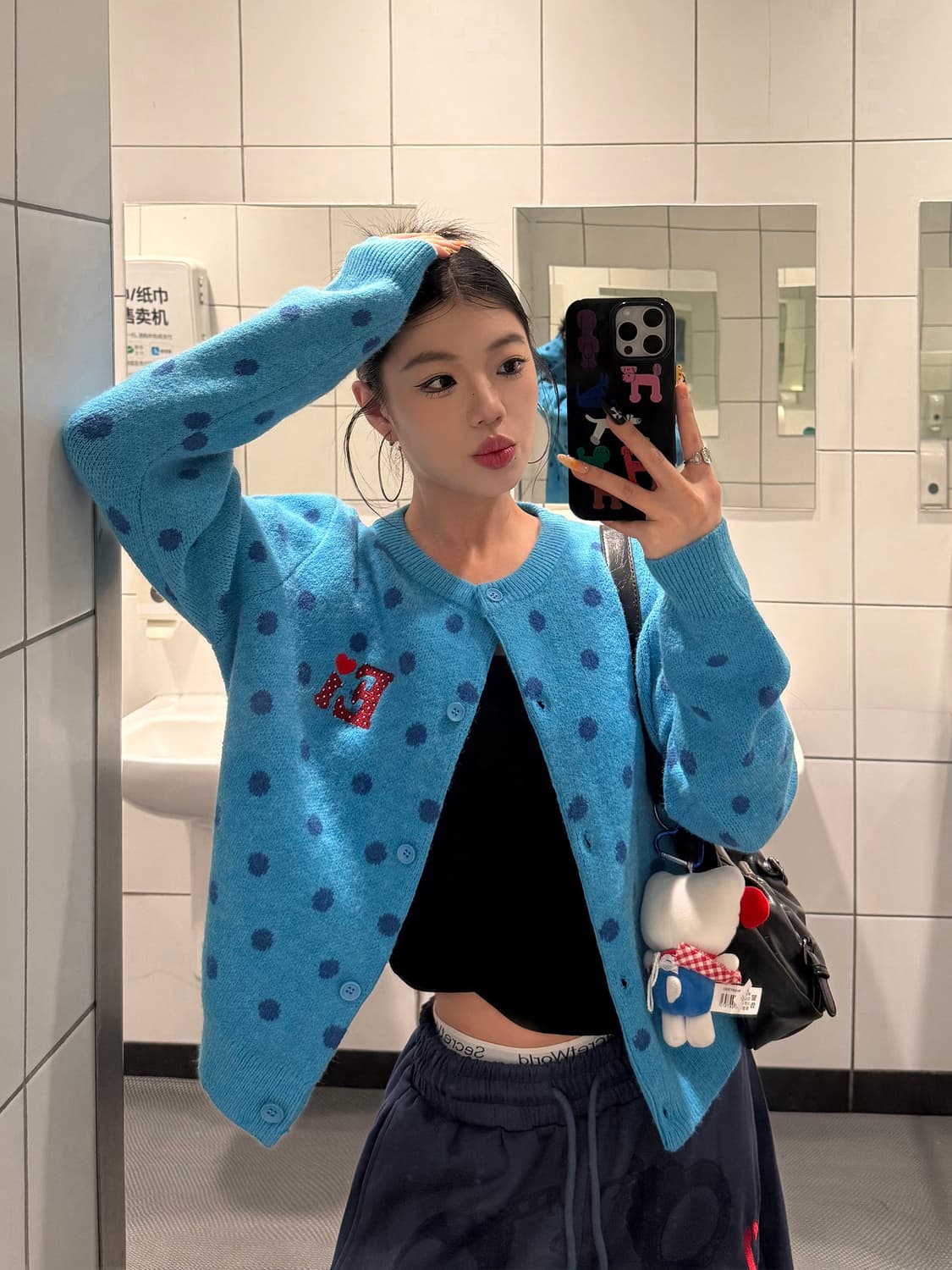 크루넥 가디건 (3color) 상품이미지1