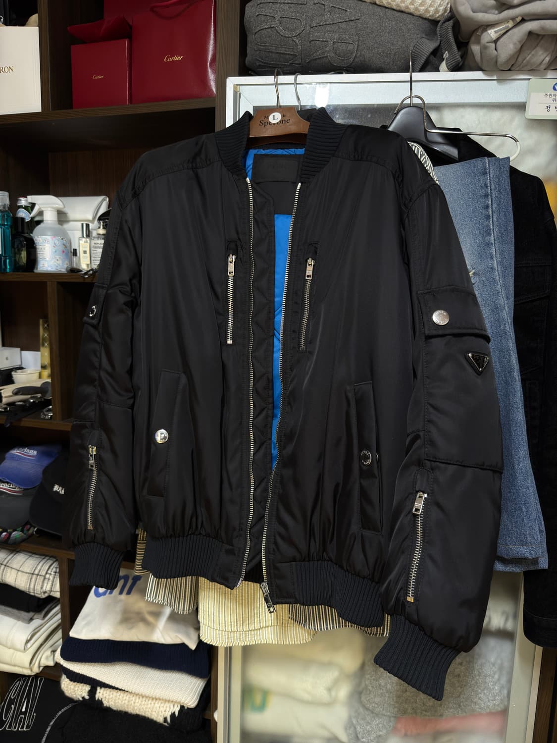 프라다 ma-1 항공점퍼 패딩 상품이미지2