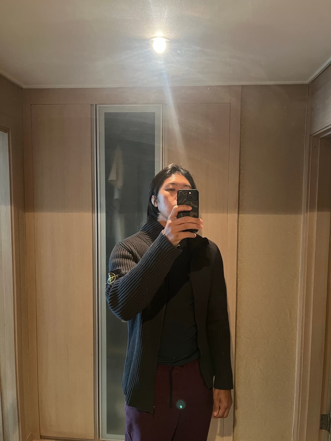 00s 스톤아일랜드 골지 니트 가디건 상품이미지9