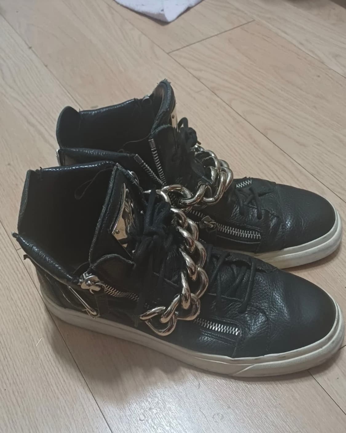 쥬세페자노티 체인 하이탑 스니커즈 상품이미지2