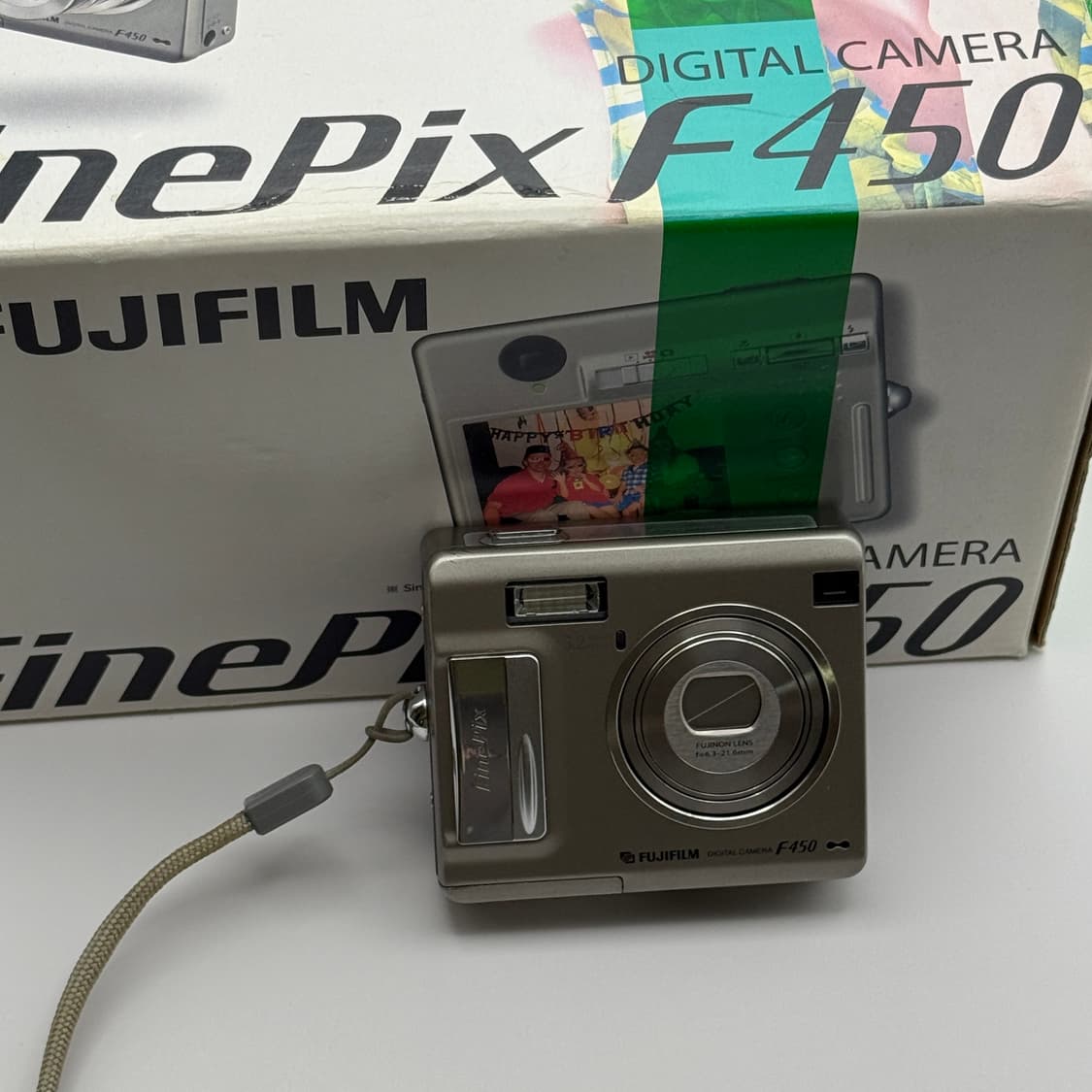 후지필름 파인픽스 f450 그레이 풀박스 빈티지 디지털 카메라 상품이미지2