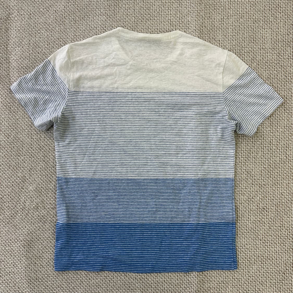 100 빈폴 단가라 남성 반팔티 0326D 상품이미지4