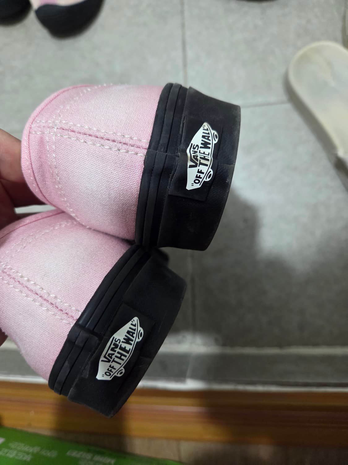 반스 어센틱 웨이브 워시드 핑크 270 상품이미지2