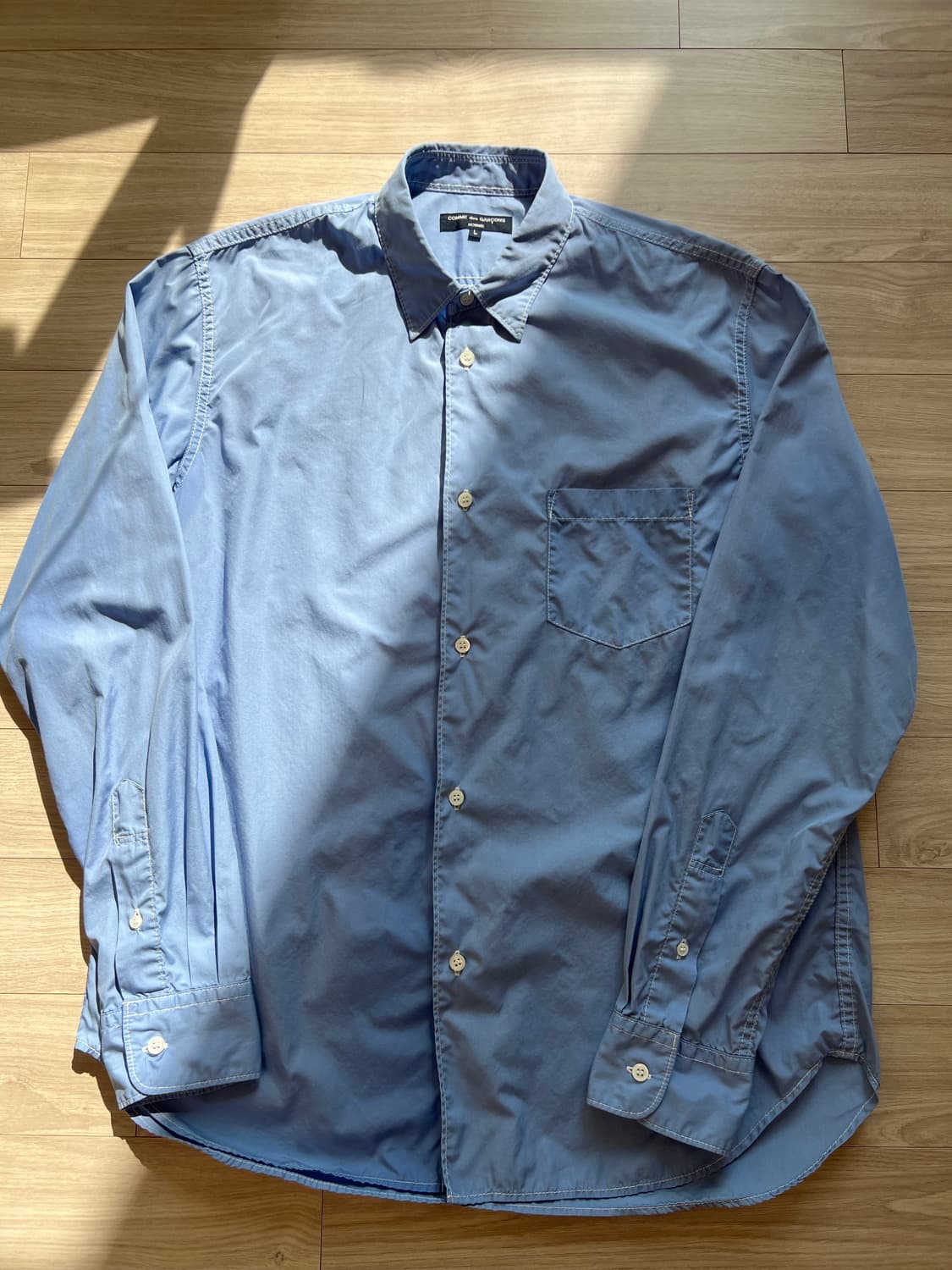꼼데가르송 옴므 / 블루 코튼 셔츠 / L 상품이미지1