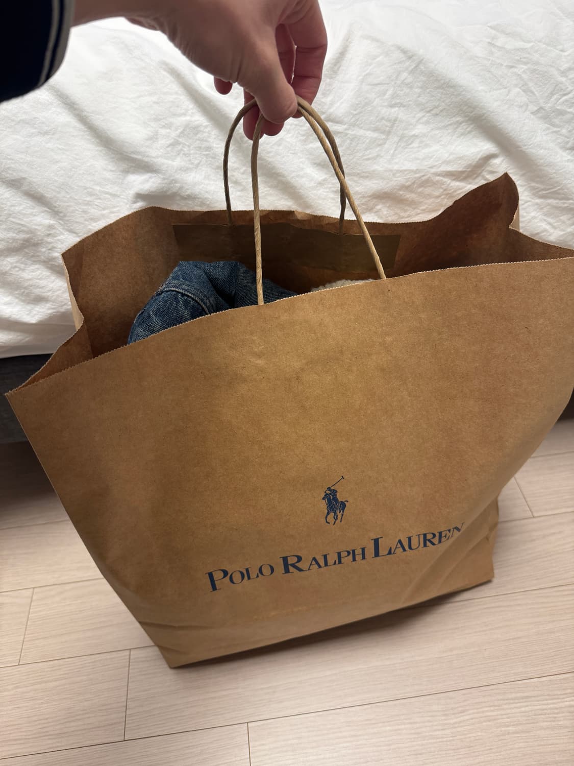 새상품) 폴로 데님 기모 자켓 s 상품이미지9