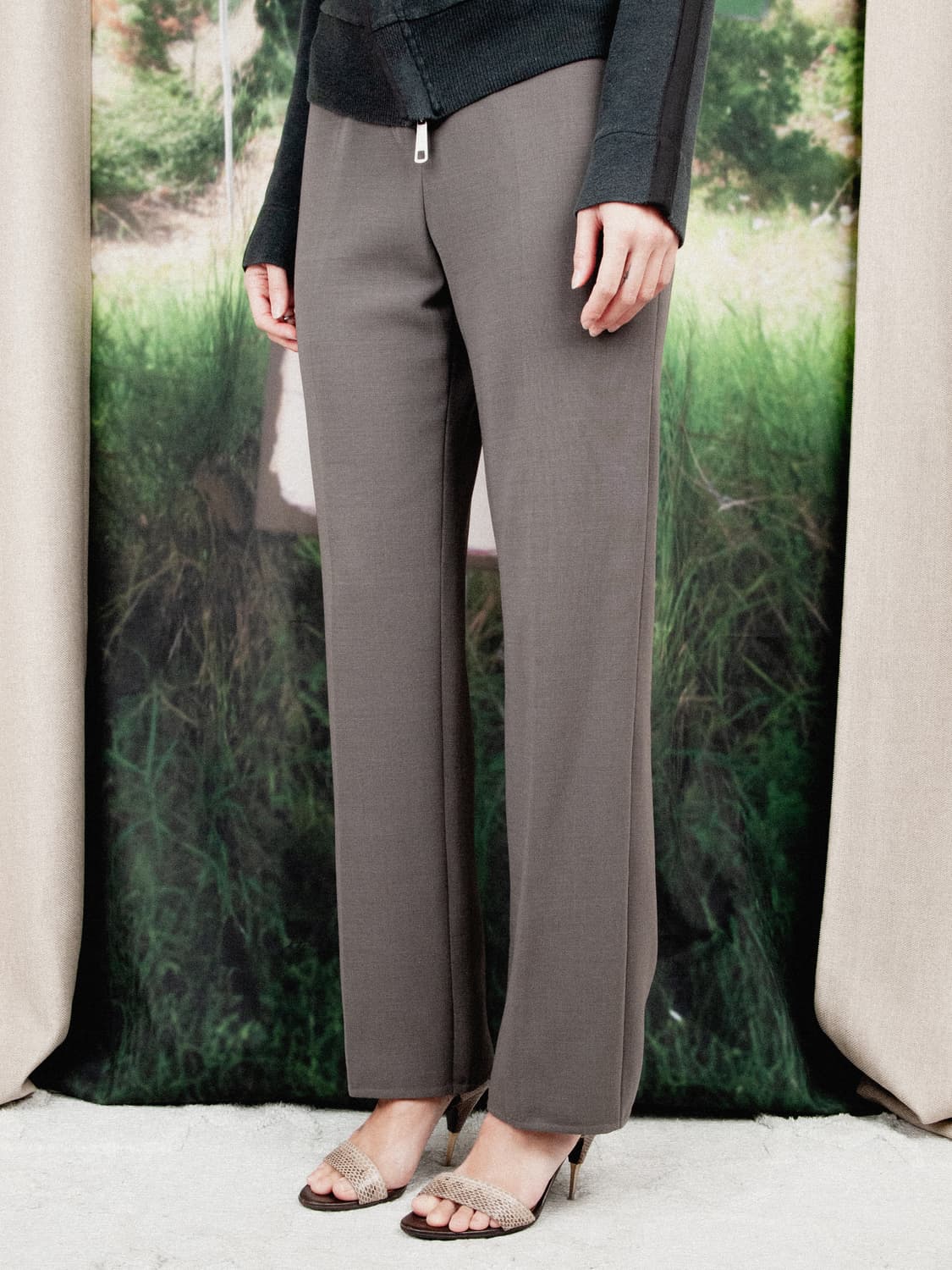 Virgin Wool Slack Pants 상품이미지1