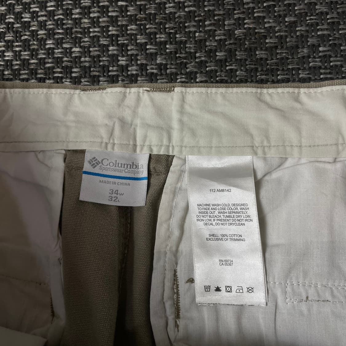  (34) 컬럼비아 연브라운 코튼 팬츠 상품이미지3