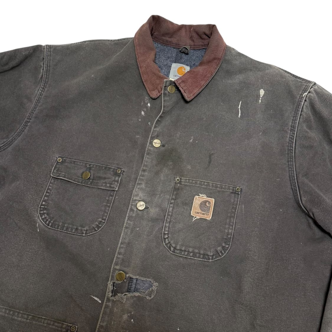 USA)빈티지 칼하트 초어자켓 모스그린 XXL 상품이미지5