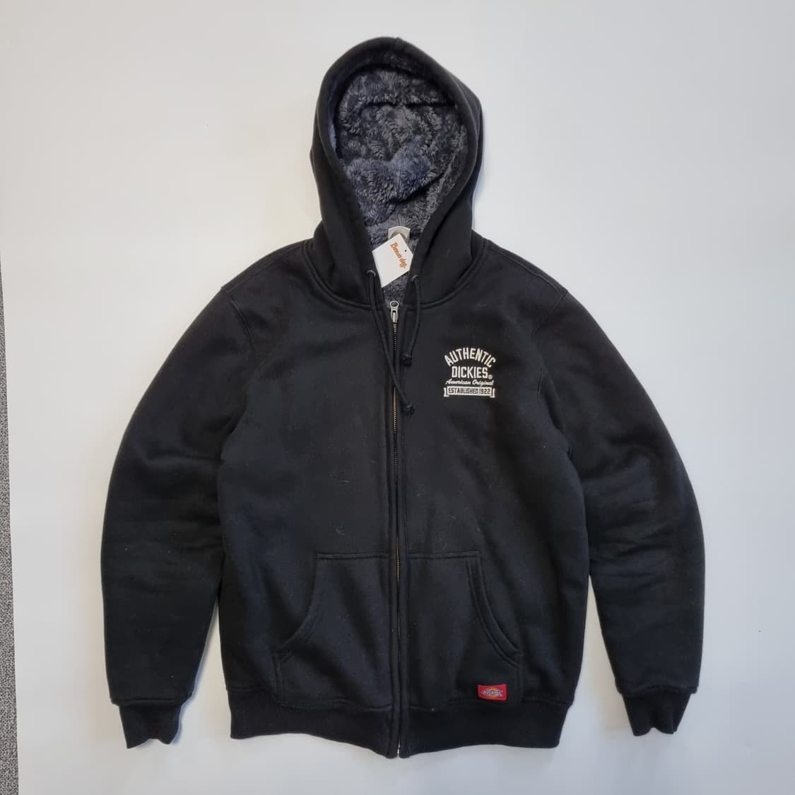 디키즈 플리스 후드집업 블랙 상품이미지1