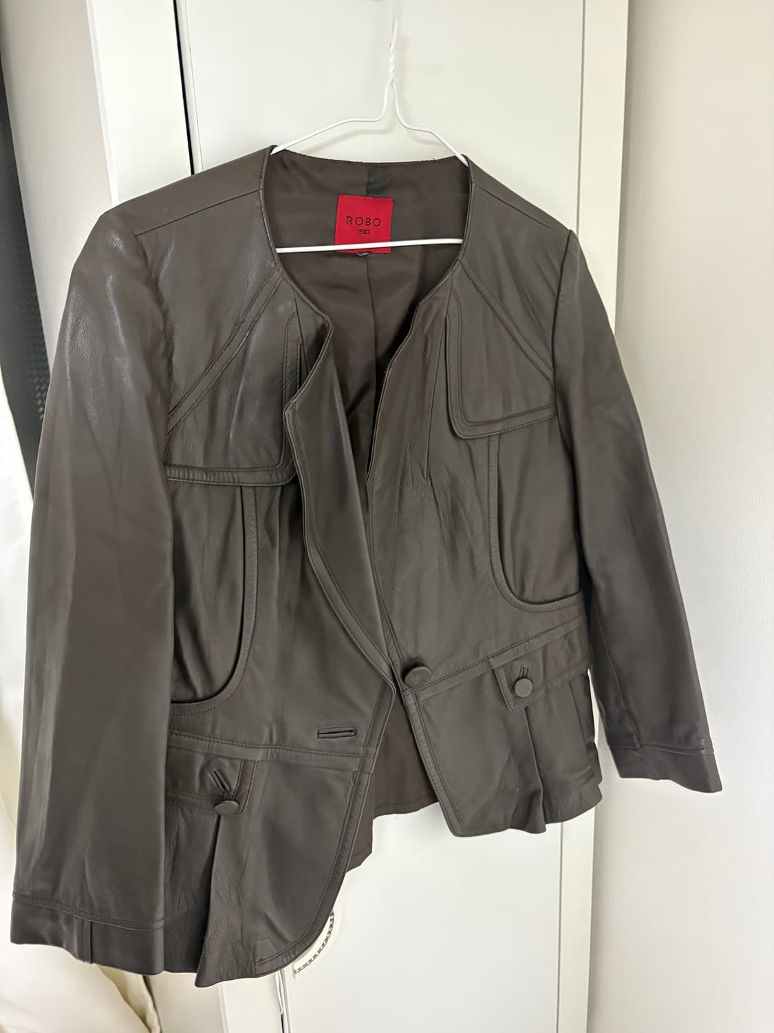 로보 빈티지 가죽자켓 상품이미지1