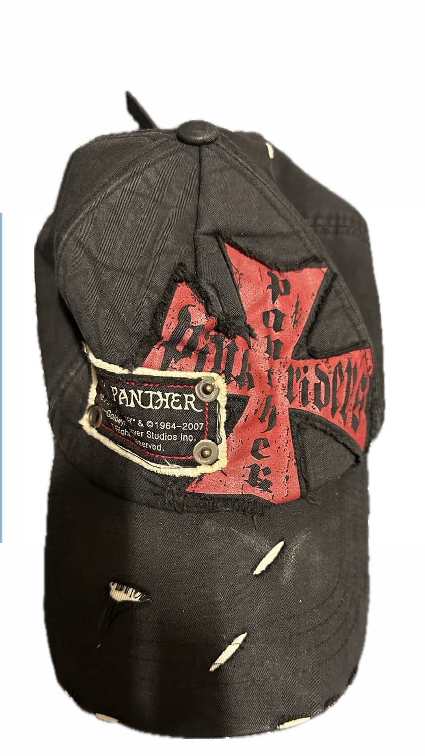 Distressed cross Cap 상품이미지3