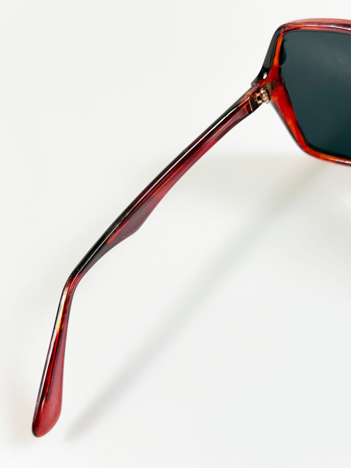 90s 토터스쉘 오버사이즈 스퀘어 프레임 빈티지 선글라스 상품이미지7