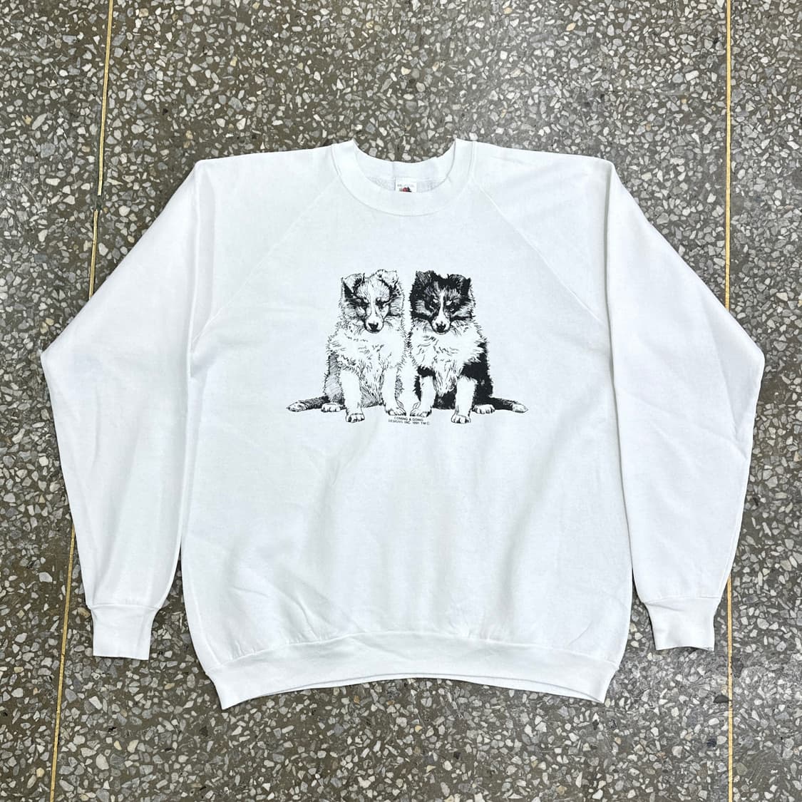 90s USA FOTL 투 독스 빈티지 스웻셔츠 XXL 상품이미지1