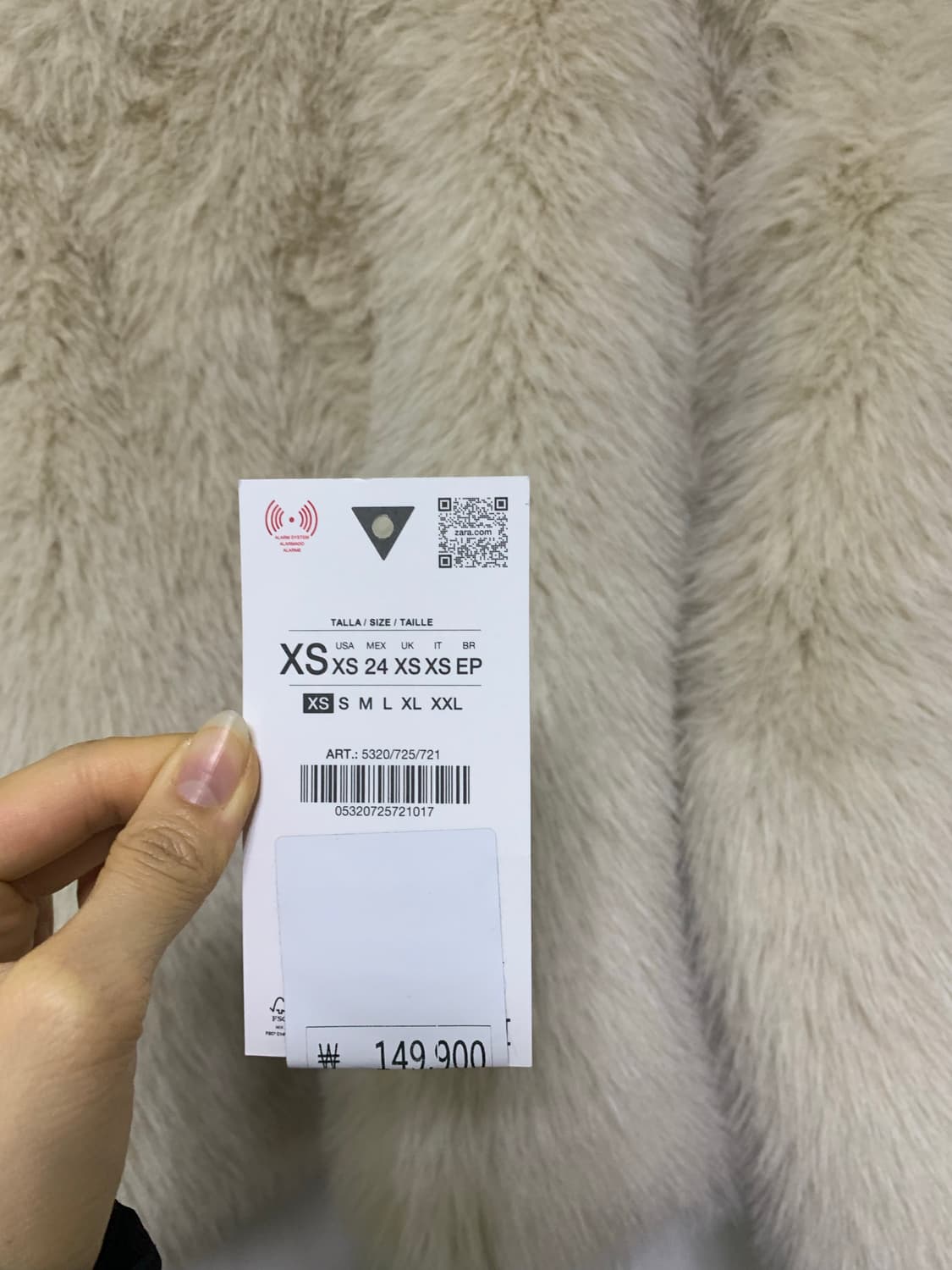 자라 숏 퍼 코트 상품이미지4