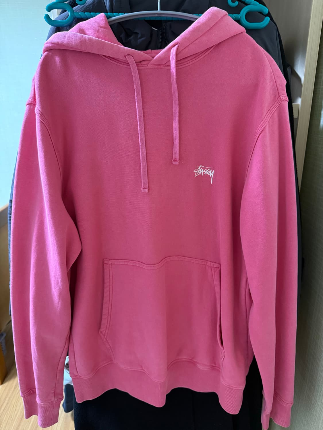 스투시 핑크 후드티  상품이미지1