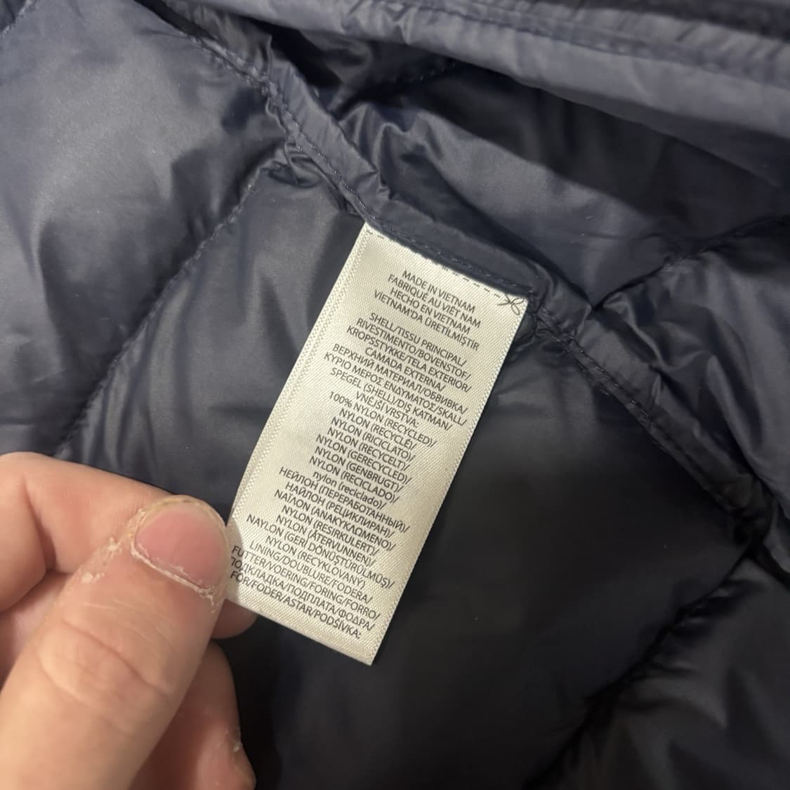 폴로 랄프 로렌 후드 경량패딩 자켓 네이비 상품이미지8