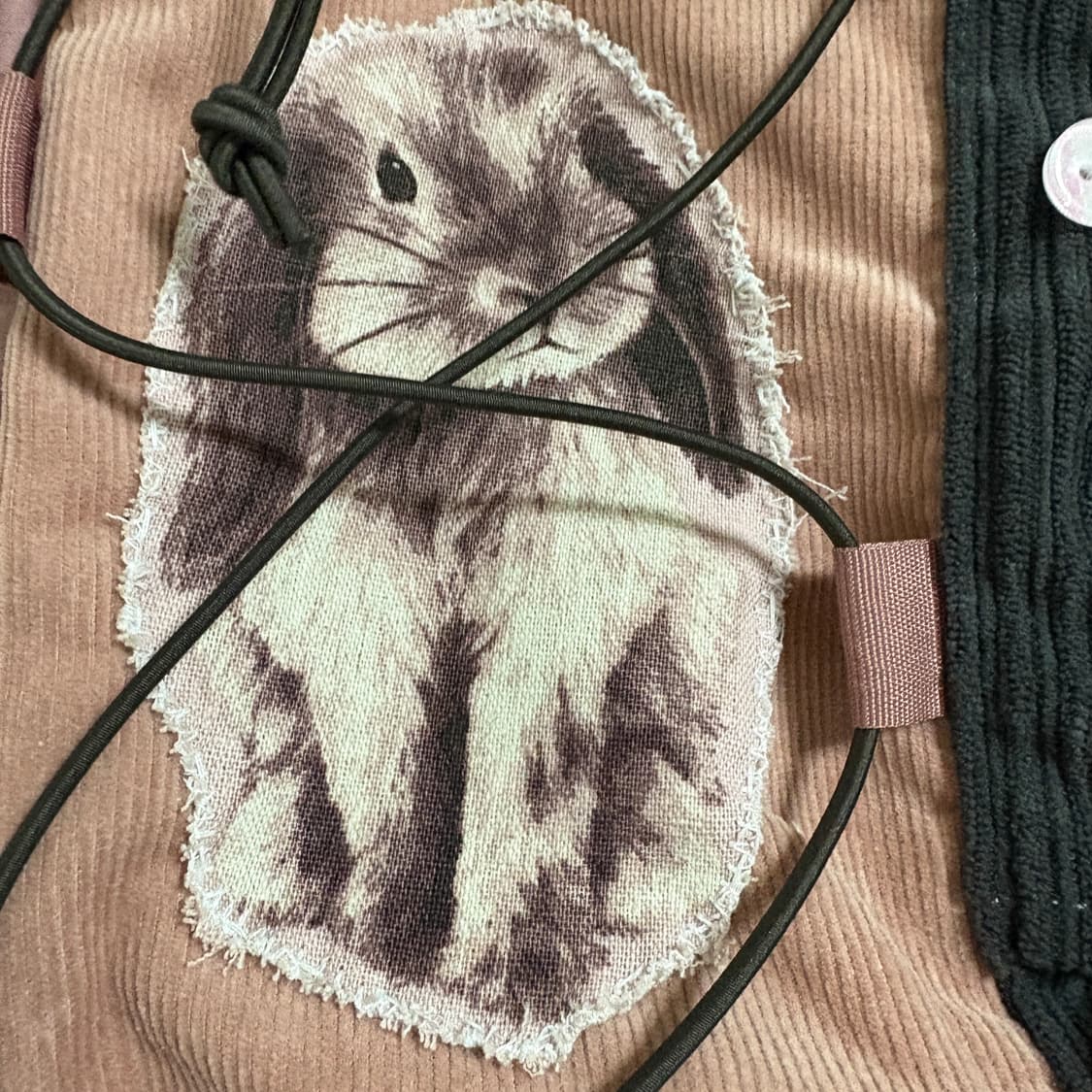 토끼 콜라쥬 백팩 상품이미지2