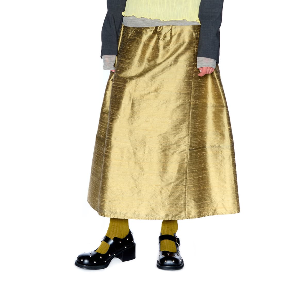 오소이 블랙 스터드 메리제인  상품이미지2