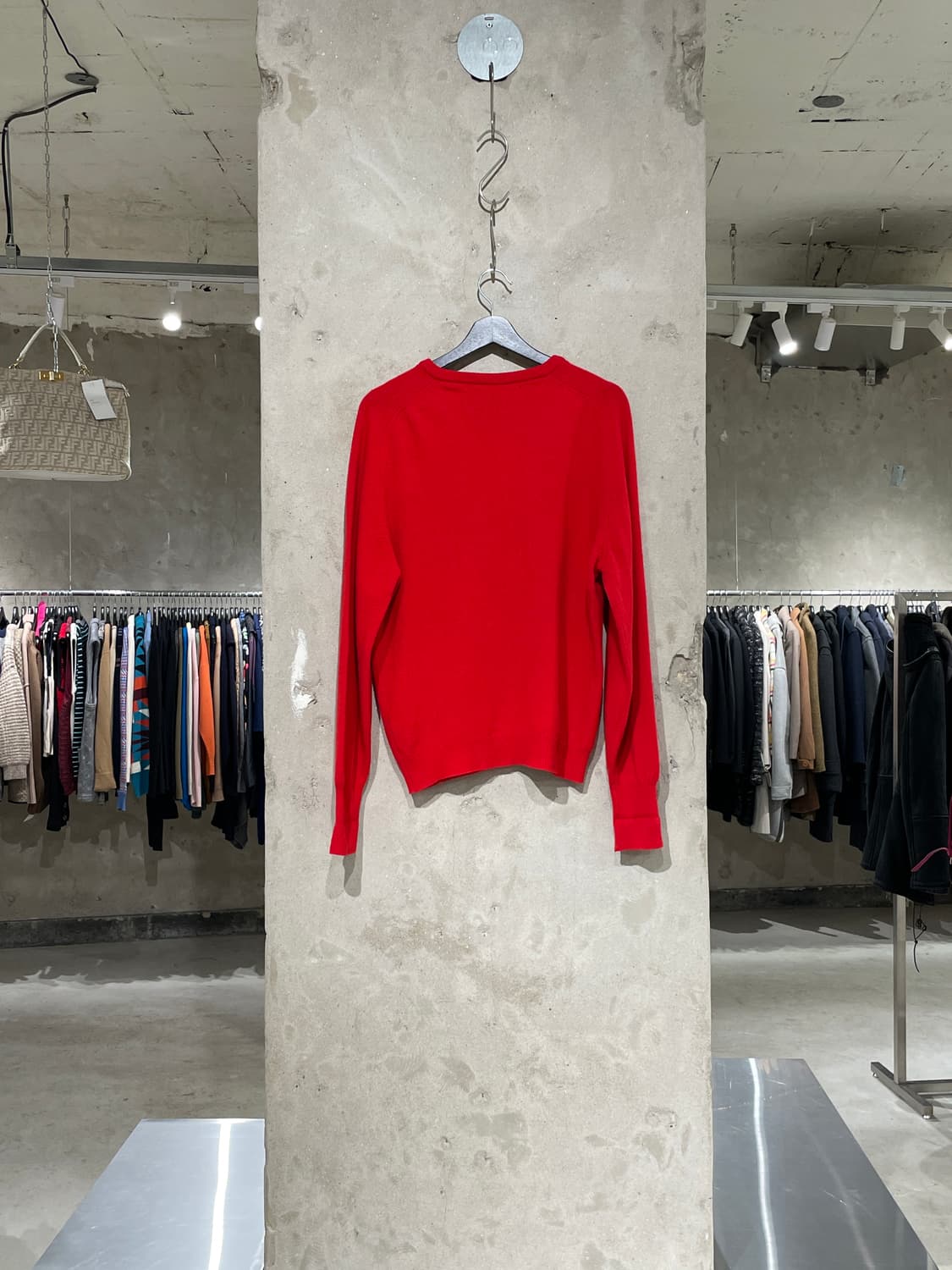 버버리 레드 월계수 로고 크루넥 울 니트 상품이미지6