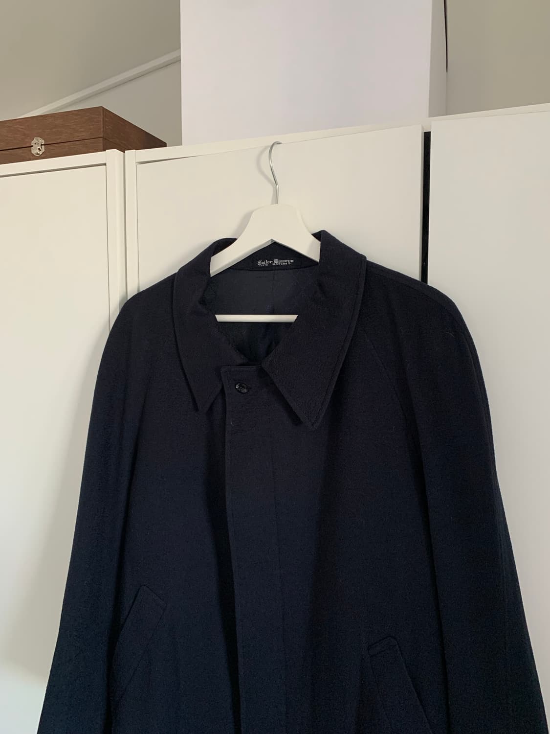 네이비 클래식 코트 상품이미지2