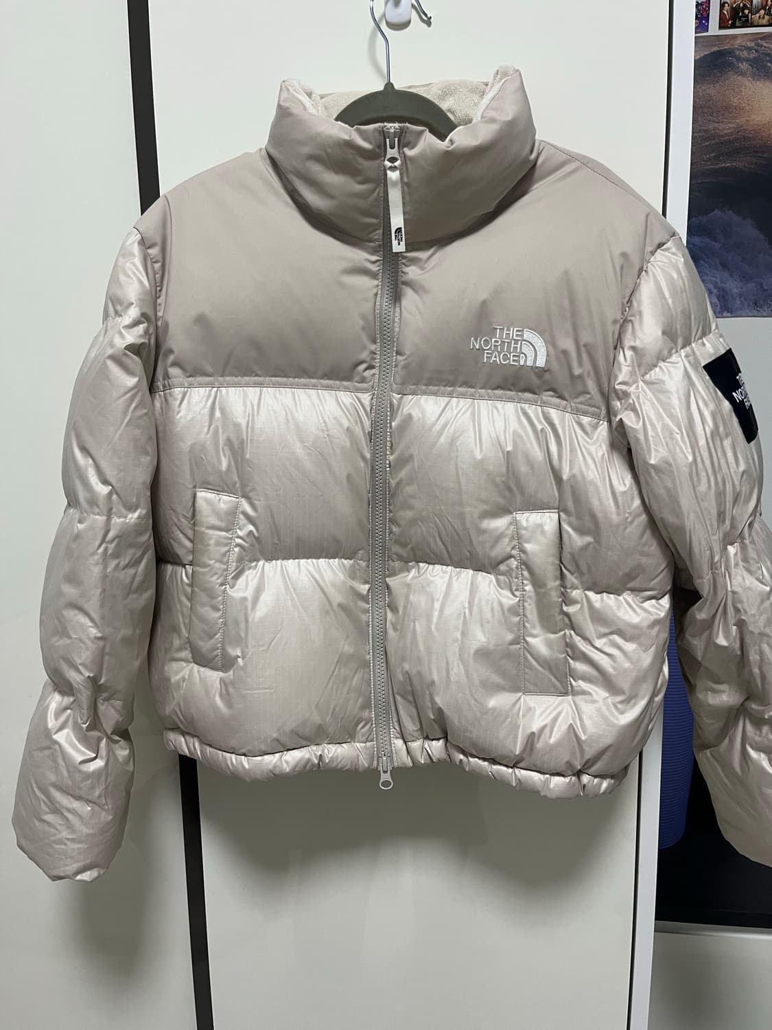 노스페이스 노벨티 화이트 라벨 노벨티 눕시 다운 자켓 크림 베이지 상품이미지2