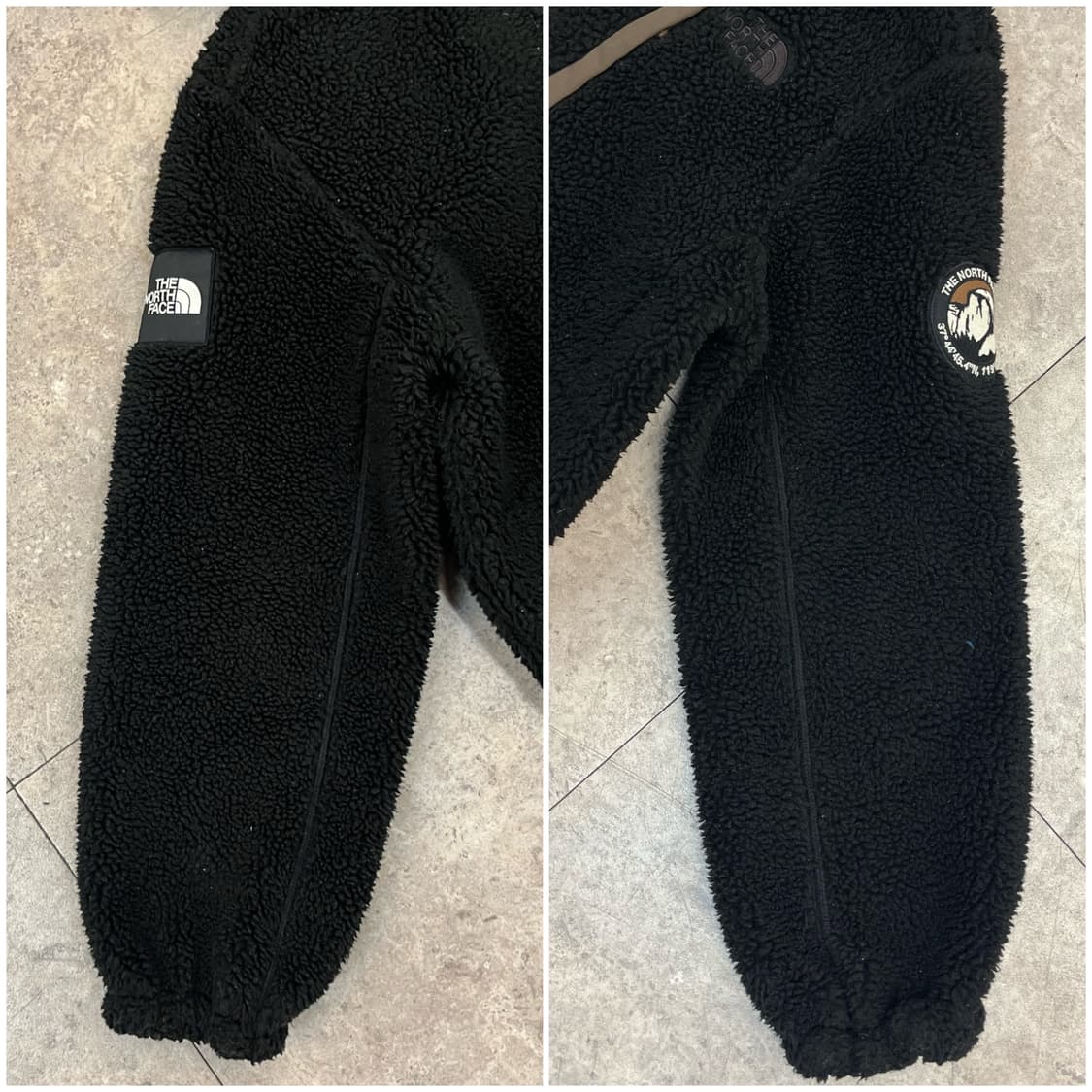 노스페이스 플리스 후드 자켓 블랙 키즈 160 #csz2994 상품이미지7