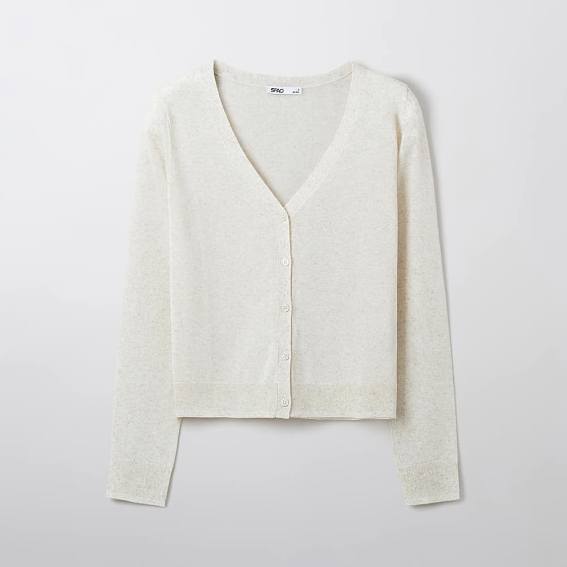 택O) 스파오 살안타템 cool 썸머 카디건 여름 가디건 오트밀 멜란지 상품이미지1