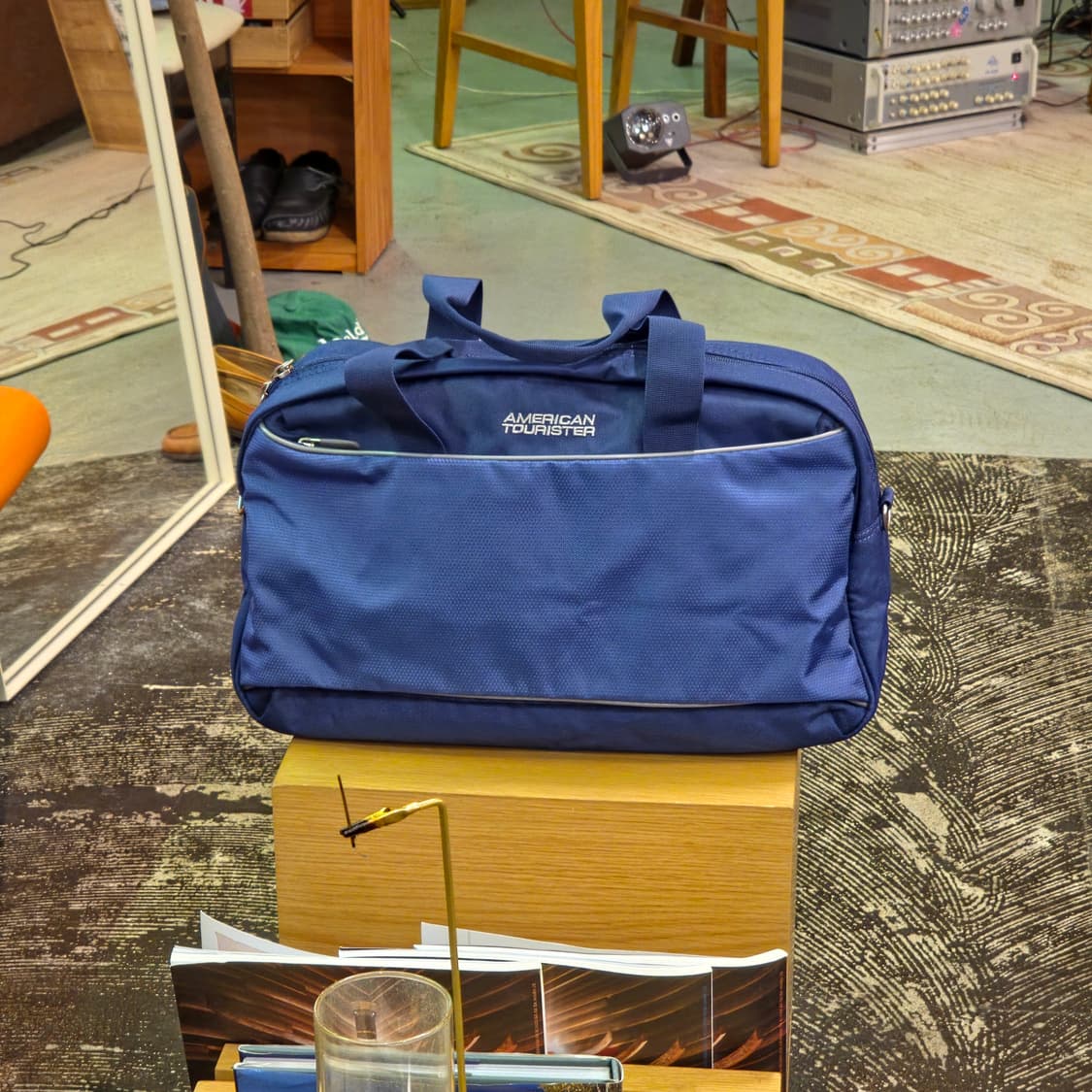 아메리칸 투어리스터 블루 보스턴백 상품이미지1