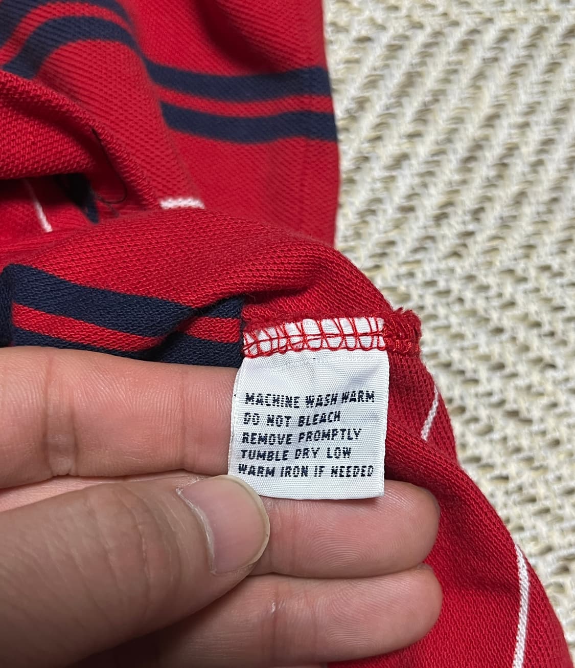 공용 폴로랄프로렌 그린포니 스트라이프 카라티셔츠 L 상품이미지7