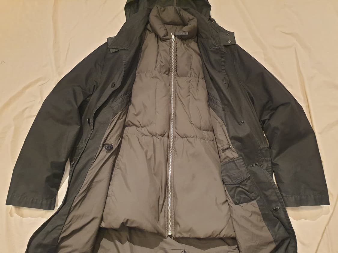 90s C.P COMPANY 2in1 덕다운 후드 코트 상품이미지4