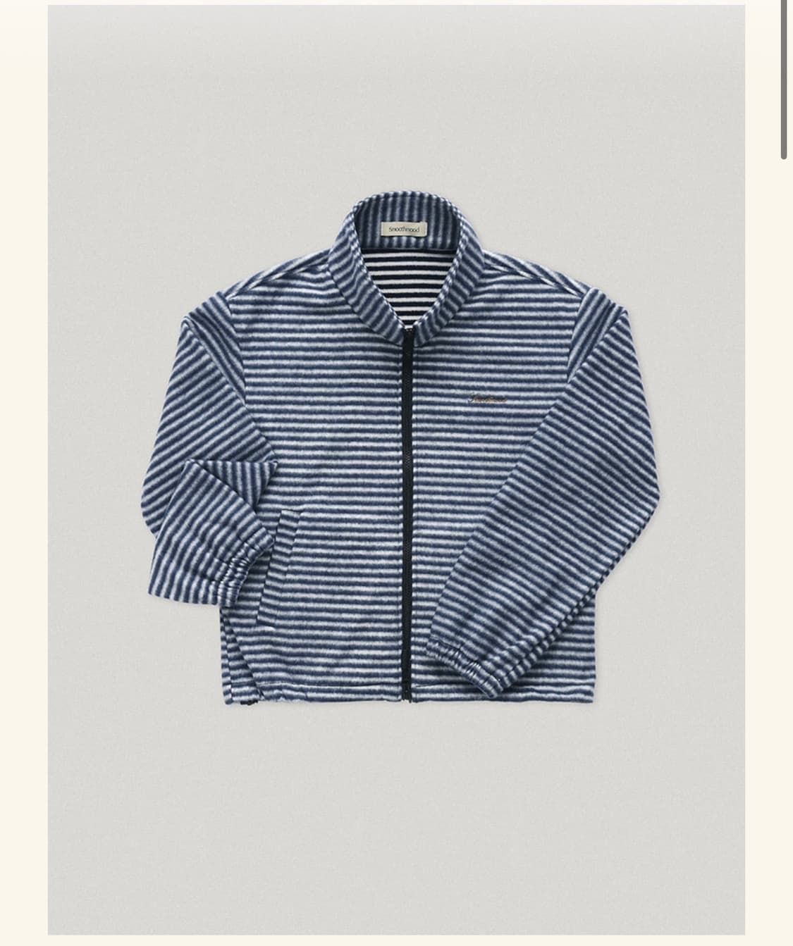 Blue Striped Director Regular Fleece Jum 상품이미지1