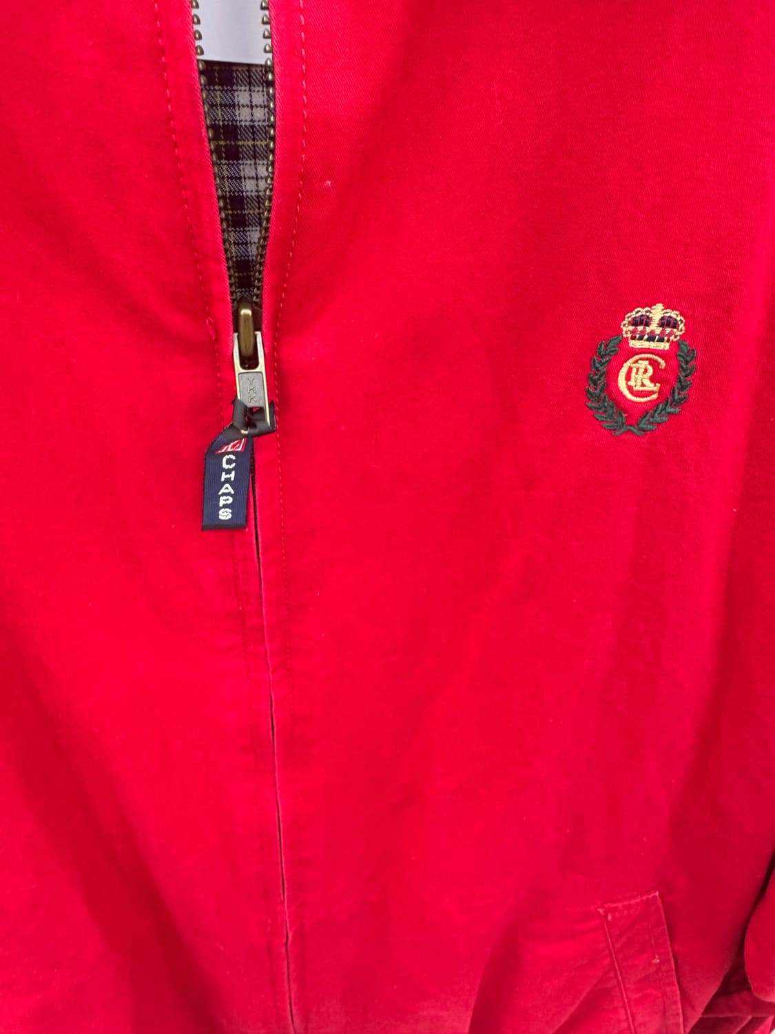 챕스 폴로 랄프로렌 빈티지 스윙톱 자켓 레드 L 상품이미지5