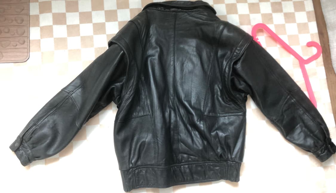 빈티지 소가죽 리얼레더 자켓 90s 스타일 상품이미지3