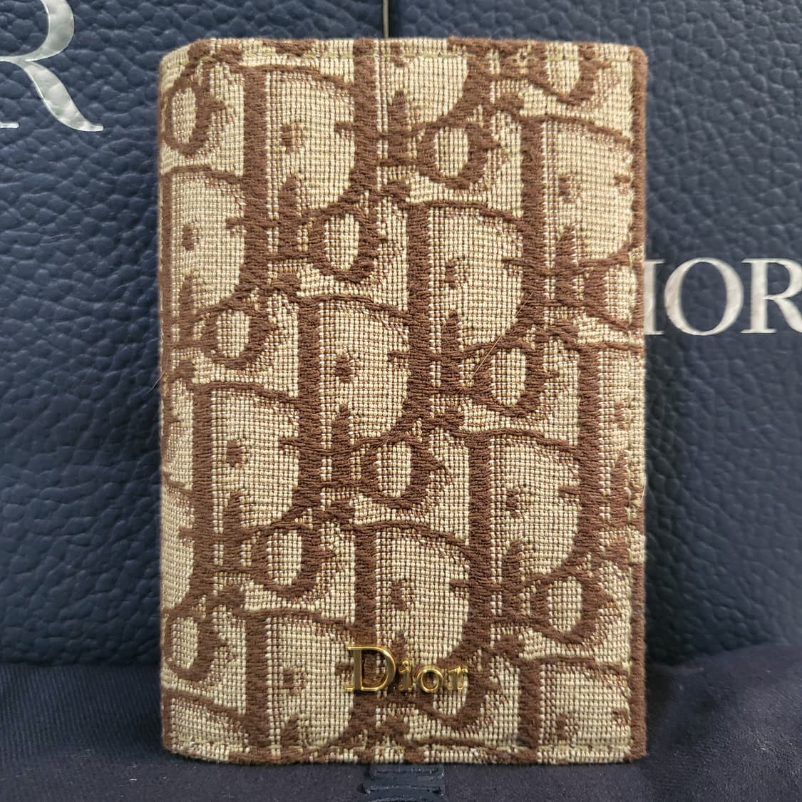 [유일매물/새상품급] 디올 오블리크 오거나이저 카드지갑 브라운 상품이미지1