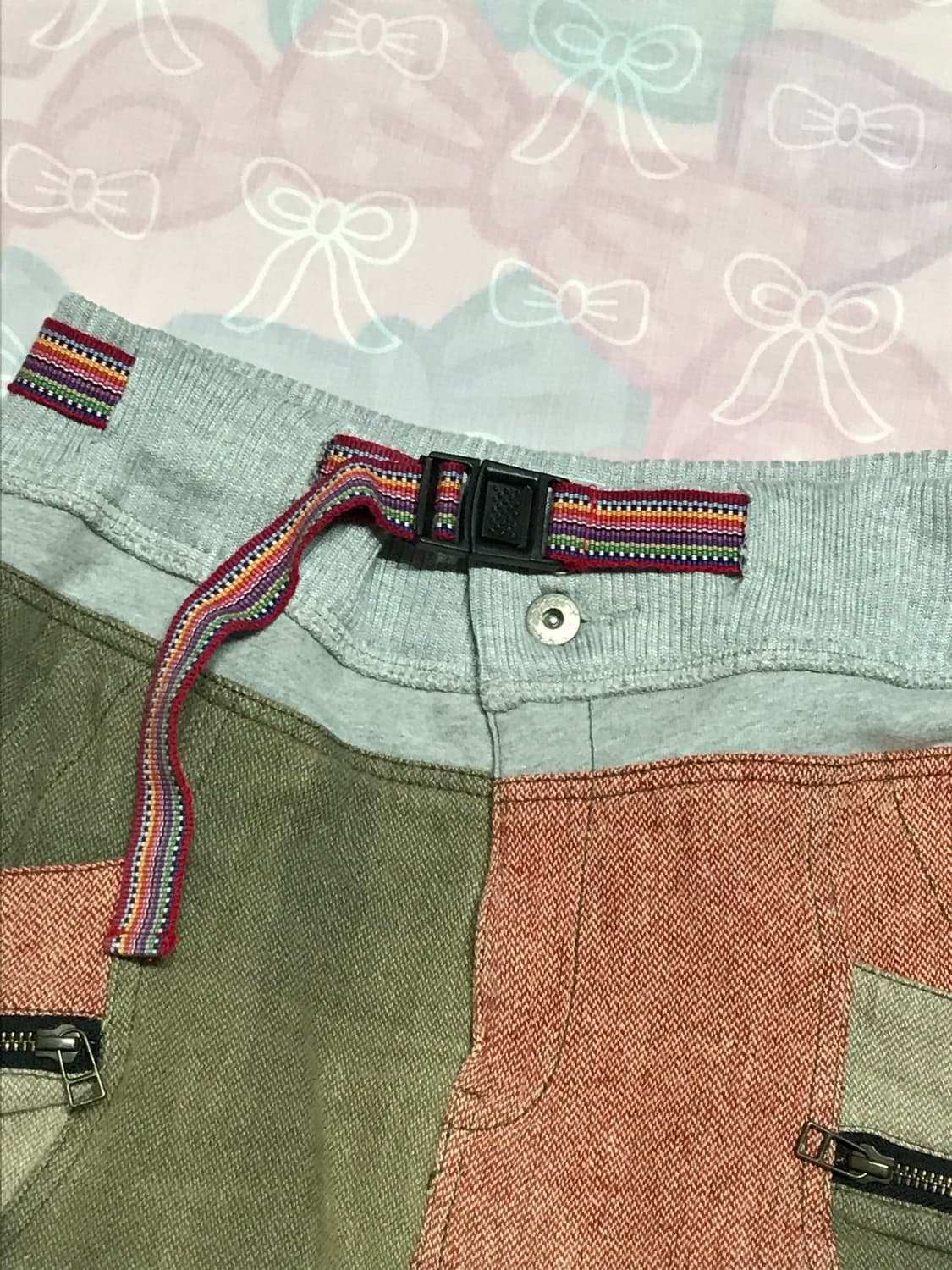 히피 미니스커트 카고 숏스커트  상품이미지2