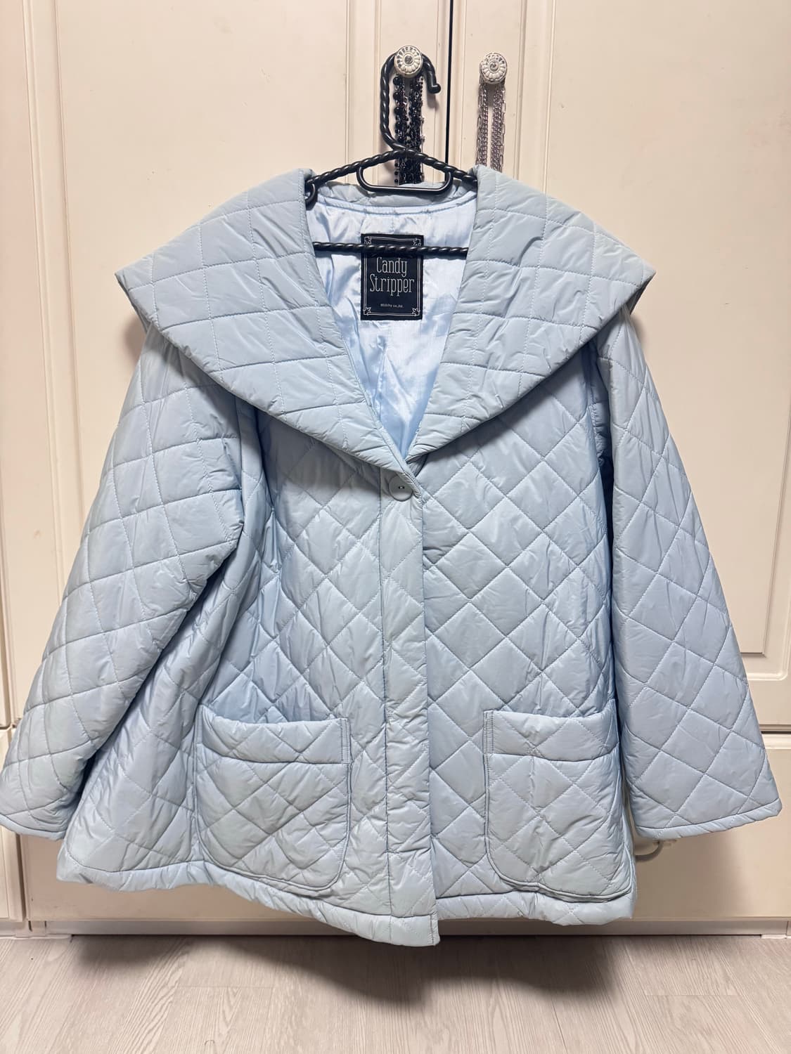 Candy Stripper 캔디 스트리퍼 아노깔 서브컬쳐 퀼팅 자켓 상품이미지1