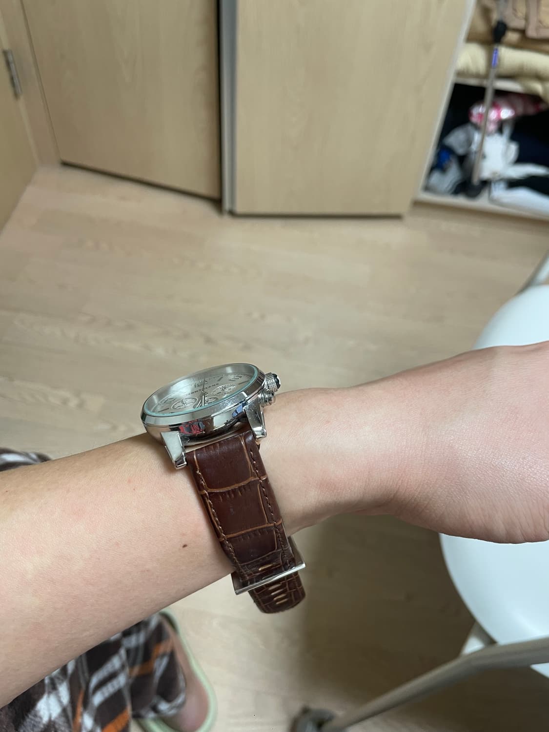 몽블랑 남자 가죽시계 판매 상품이미지8