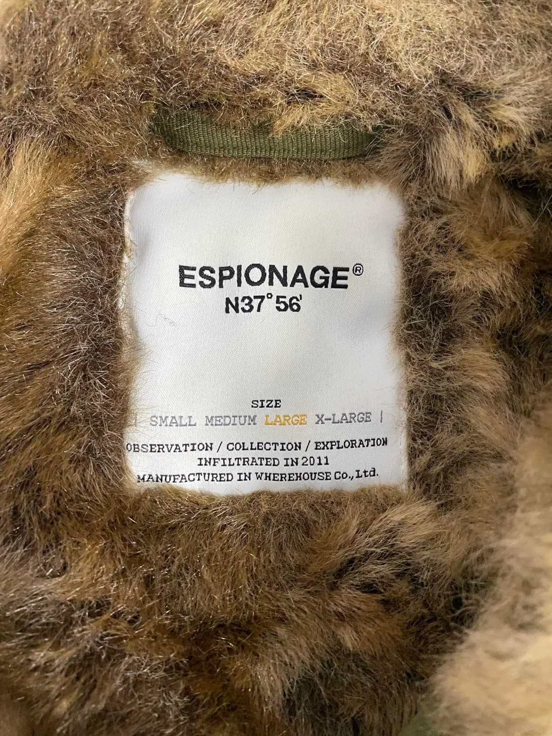 에스피오나지 N-1 덱자켓 L 상품이미지3