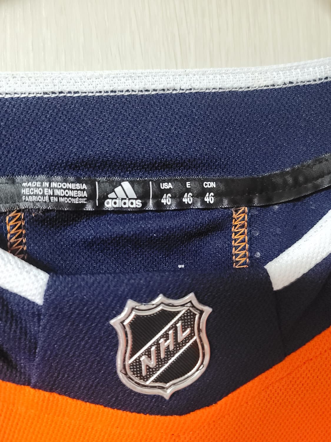 아디다스 NHL애드먼턴 오일러스 유니폼 46 하키유니폼 상품이미지6