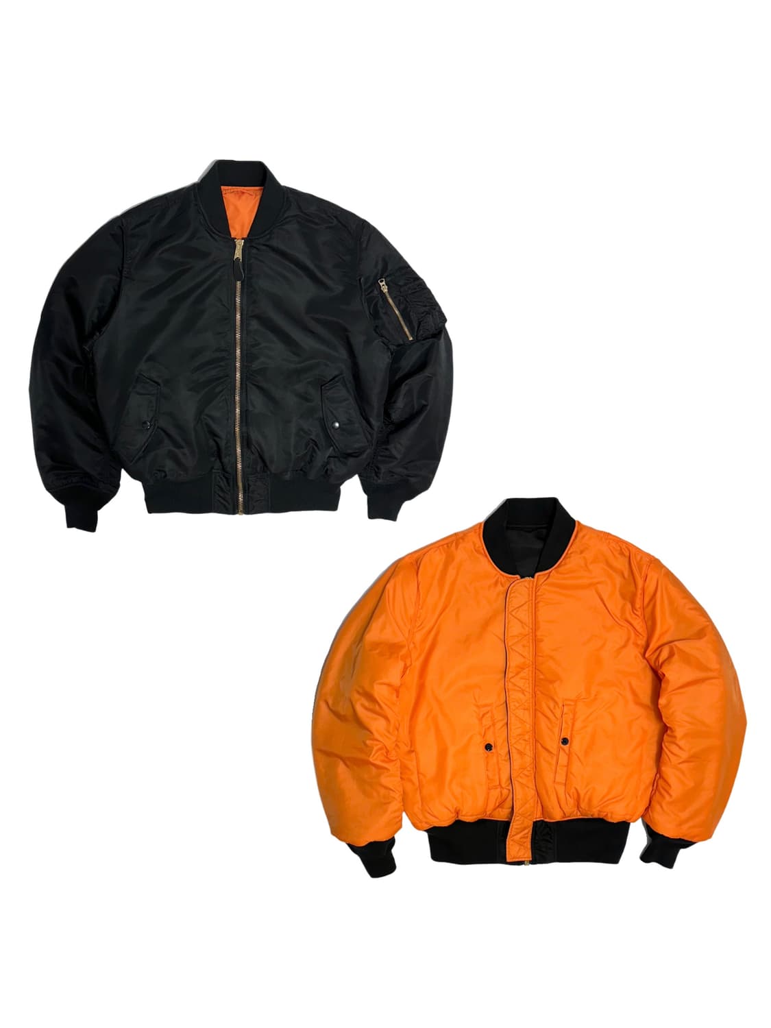 알파인더스트리 ma-1 항공점퍼 리버서블 플라이트 자켓 상품이미지1