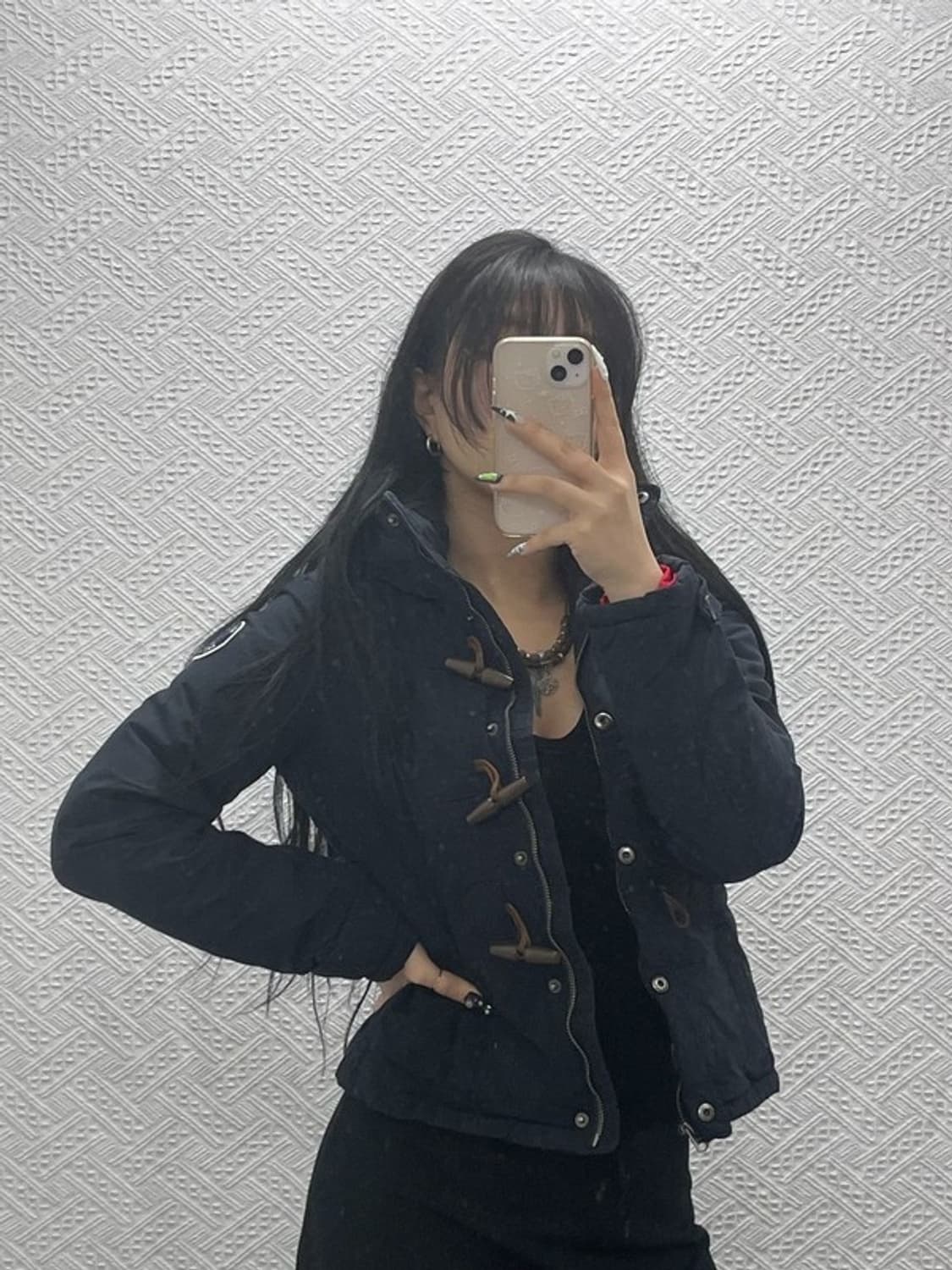 아베크롬비 Y2K 00's 슬림핏 떡볶이 패딩자켓 S C08808 상품이미지2