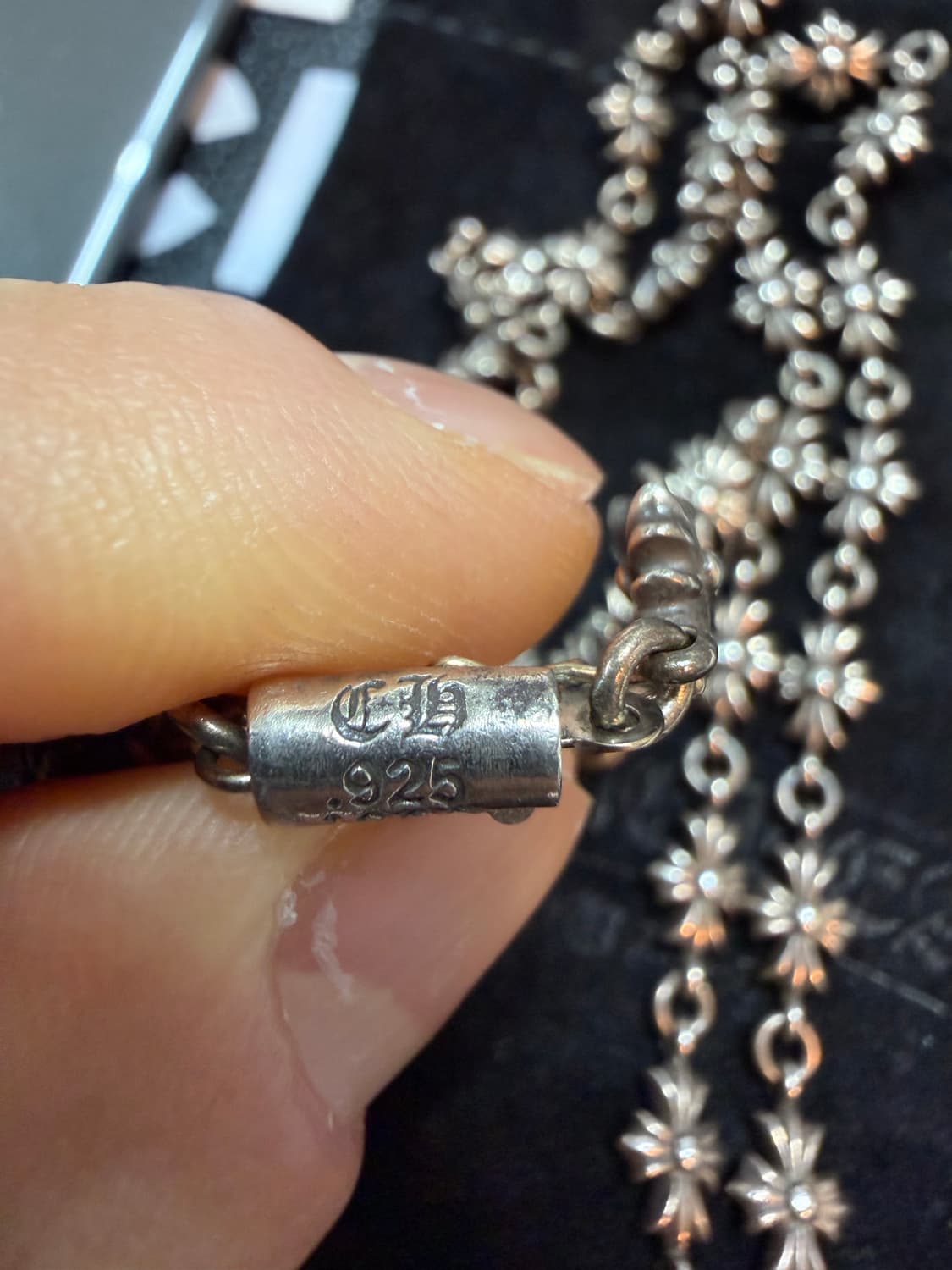 크롬하츠 정품 신형 타이니크로스 25인치 목걸이 팝니다.!! 상품이미지6