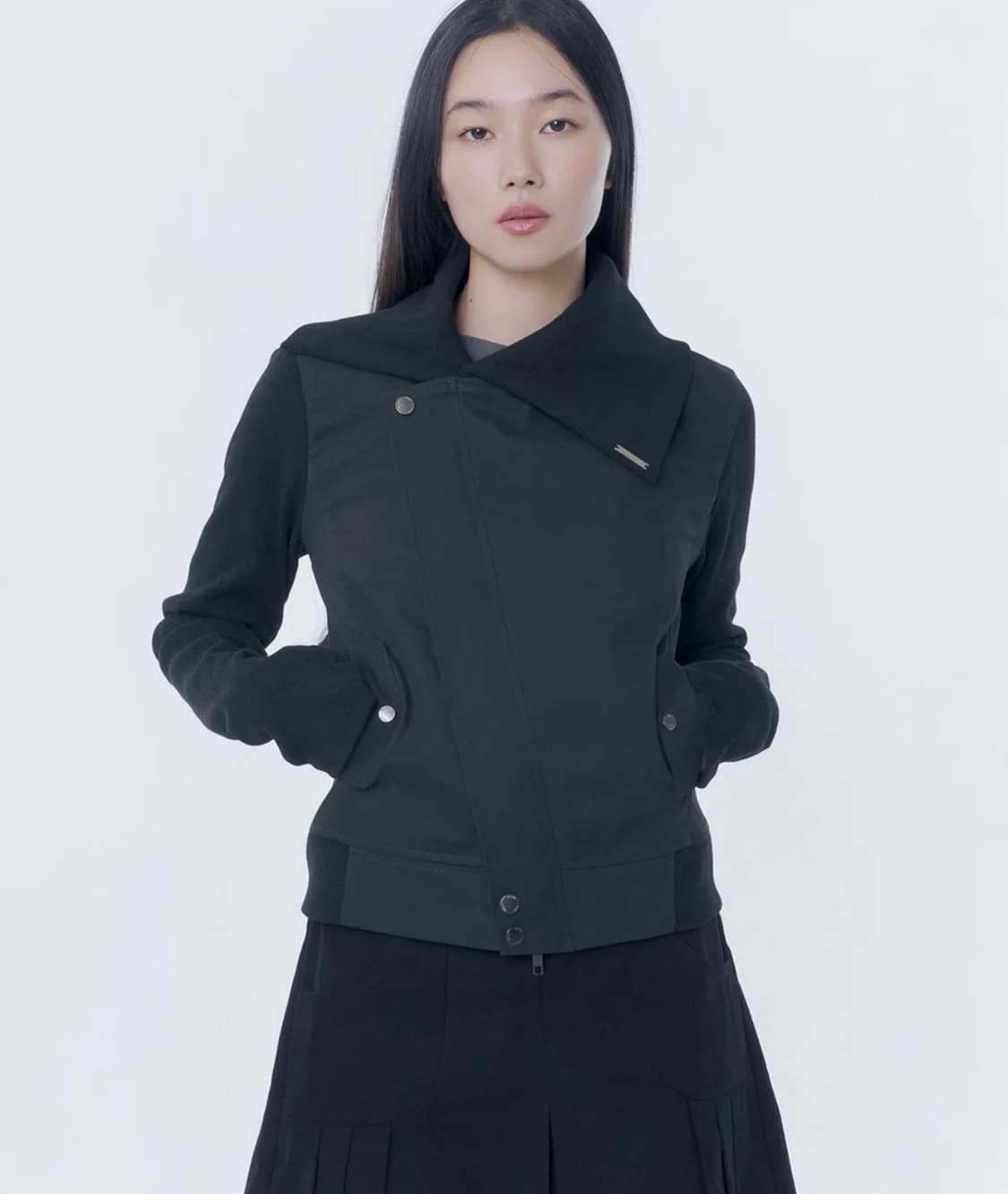 미세키서울 slash ribbed 자켓 블랙 2사이즈 상품이미지1