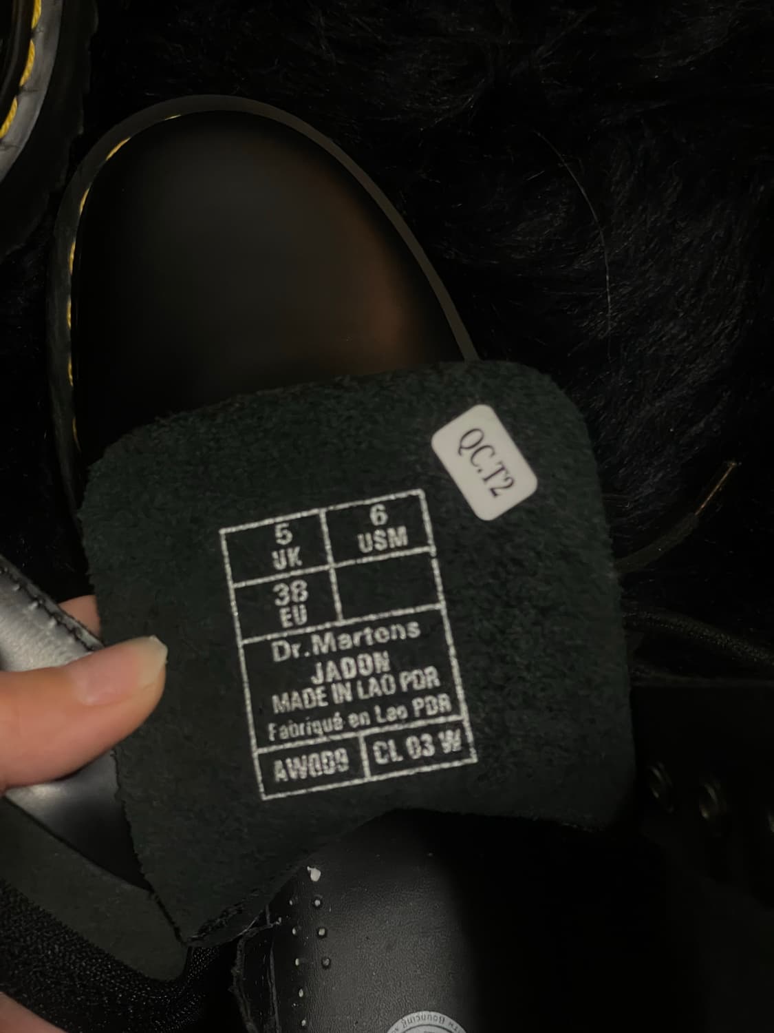 닥터마틴 제이든 블랙 240 상품이미지5