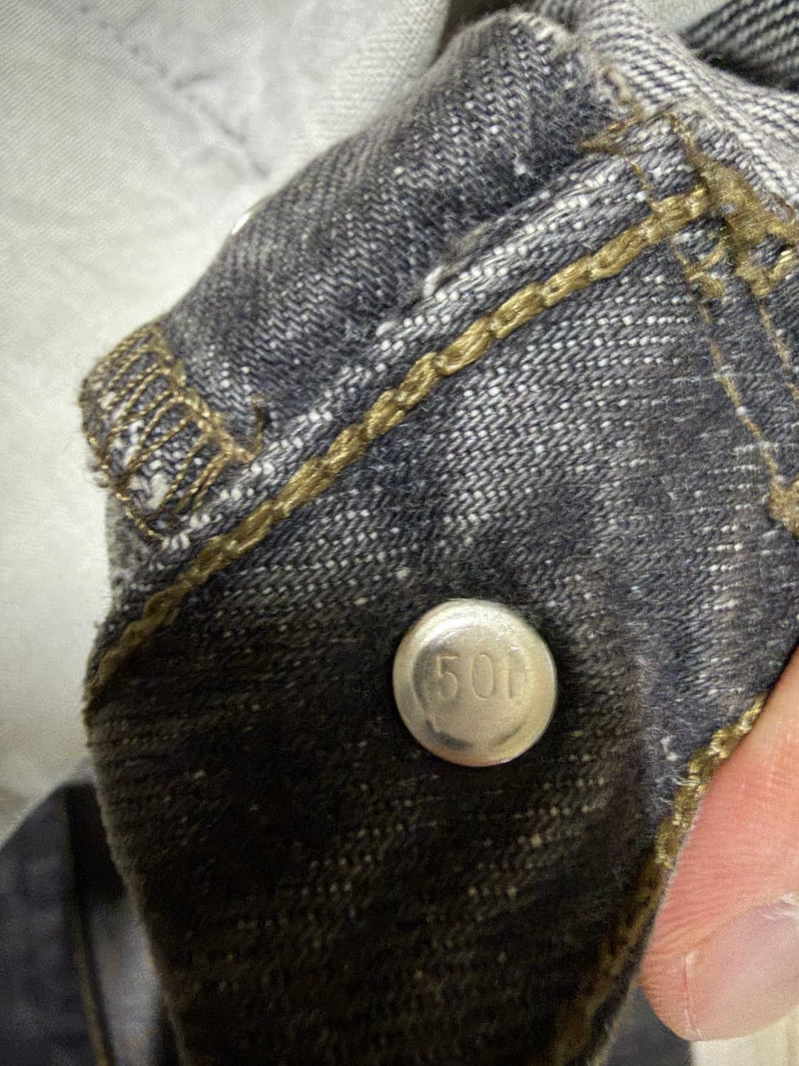 90's usa 리바이스 501 블랙  상품이미지7